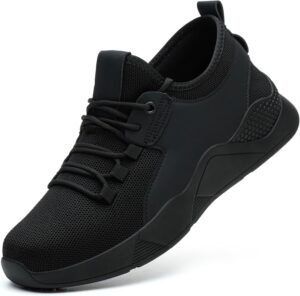 Steel Toe Work Shoes for Men Women丨Non Slip Waterproof Safety Sneakers