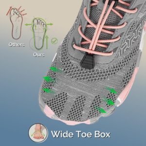 HiGropcore Barefoot Shoes Women Men Hike Minimalist Shoes Wide Toe Box Zero Drop Grounded Footwear for Hiking Walking Daily Wear - Image 3