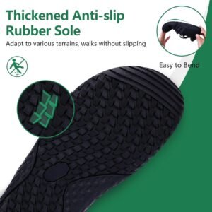 Hike Barefoot Shoes for Women Men Footwear, Minimalist Zero Drop Wide Toe Box Non-Slip Walking Sneakers, Lightweight Comfortable Casual Shoe Training Running Gym Fashion Sneakers - Image 3