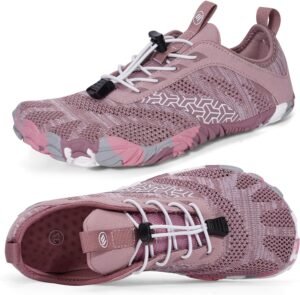 Hike Barefoot Shoes Women Men with Wide Toe Box Footwear Healthy Non-Slip Hike Beach Pool Aqua Swim Surf Hiking Running Athletic Water Shoe