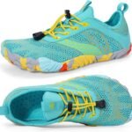 Hike Barefoot Shoes Women Men with Wide Toe Box Footwear Healthy Non-Slip Hike Beach Pool Aqua Swim Surf Hiking Running Athletic Water Shoe