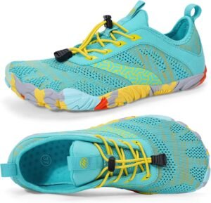 Hike Barefoot Shoes Women Men with Wide Toe Box Footwear Healthy Non-Slip Hike Beach Pool Aqua Swim Surf Hiking Running Athletic Water Shoe