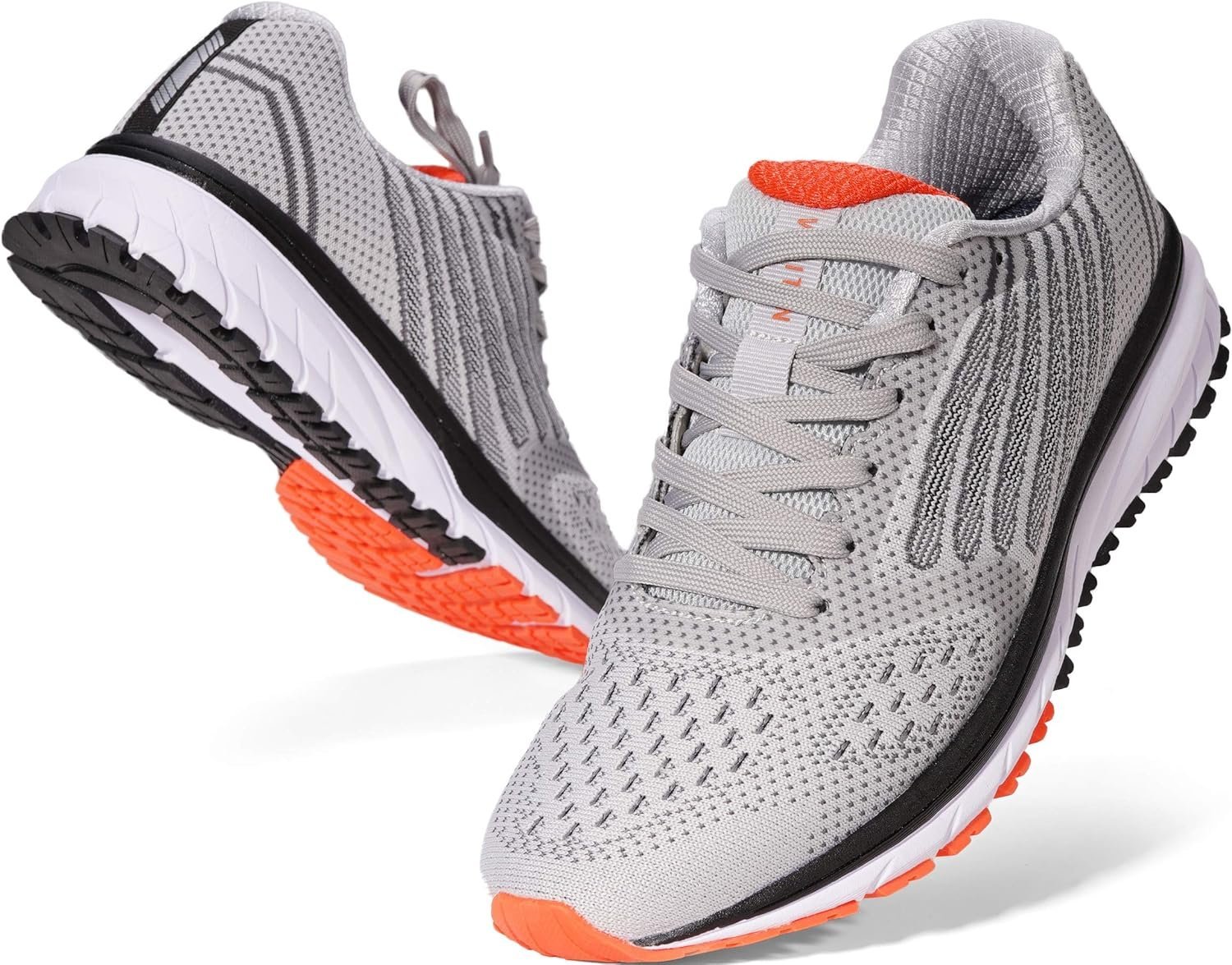 81LPswU4eWL._AC_SL1500_.jpg Joomra Whitin Men's Supportive Running Shoes Cushioned Athletic Sneakers - Image 1