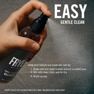 Frye Suede & Nubuck Cleaner: Non-Toxic & Made in the USA. Clean and Restore Suede & Nubuck Shoes, Boots, Jackets, Bags, Purses and More. Safe for Any Color & White - Image 4