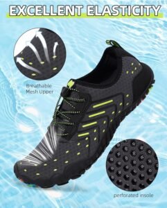 Hike Barefoot Water Shoes Women Men, Newly Quick-Dry & Wide Toe Box Breathable Pro Footwear Shoe Non-Slip for Aqua Sports Beach Pool Swim Yoga Hiking - Image 2