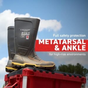 DUNLOP Protective Footwear, Acifort MetMAX, 100% Waterproof Polyblend PVC Material, Comfortable, Flexible, Lightweight and Durable Protective Footwear, MZ2LE02.11, Size 11 US - Image 4