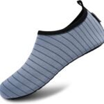 VIFUUR Water Sports Shoes Barefoot Quick-Dry Aqua Yoga Socks Slip-on for Men Women