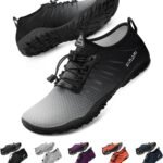 SIMARI Water Shoes for Women Men - Barefoot Quick-Dry Aqua Socks | Lightweight Swim Shoes for Surfing, Swimming, Beach Sports, Kayaking, Diving | Non-Slip Design