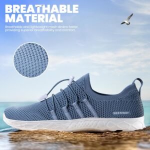 SEEKWAY Mens Womens Water Shoes Quick Dry Aqua Shoes Barefoot for Beach Surf Hiking Pool Water Sports - Image 2