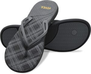 VOVEA Flip Flops For Women Non-Slip Bathroom Shower Shoes Cushion foam Indoor and Outdoor Sandals - Image 3