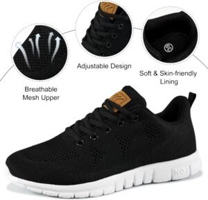 FUDYNMALC Womens Sneakers Tennis Shoes: Fashion Lightweight Non Slip Footwear for Running Walking Casual - Image 3