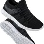 Ecetana Womens Sneakers Running Shoes Comfortable Lace Up Tennis Shoes Casual Breathable Mesh Fashion Sneakers for Walking