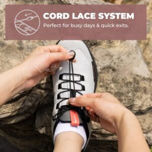 NORTIV 8 Women's Lightweight Hiking Shoes Quick Laces Outdoor Fashion Sneakers - Image 5