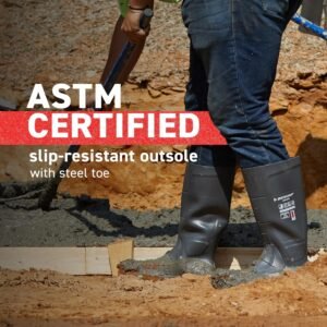 DUNLOP Protective Footwear, Acifort MetMAX, 100% Waterproof Polyblend PVC Material, Comfortable, Flexible, Lightweight and Durable Protective Footwear, MZ2LE02.11, Size 11 US - Image 3